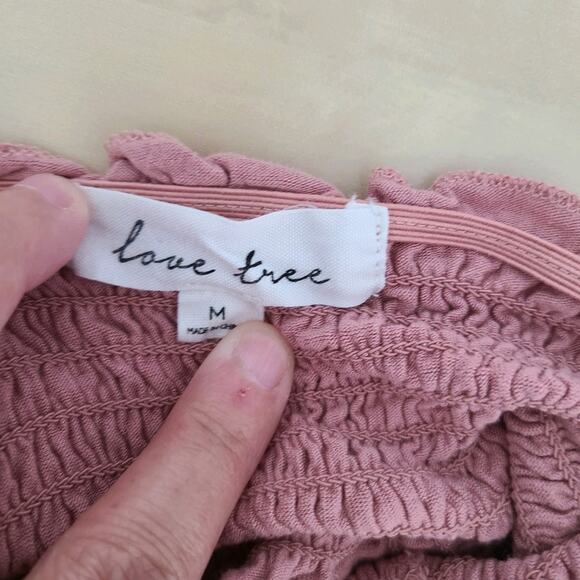 Love Tree Pink Ruffled Blouse - Picture 6 of 7